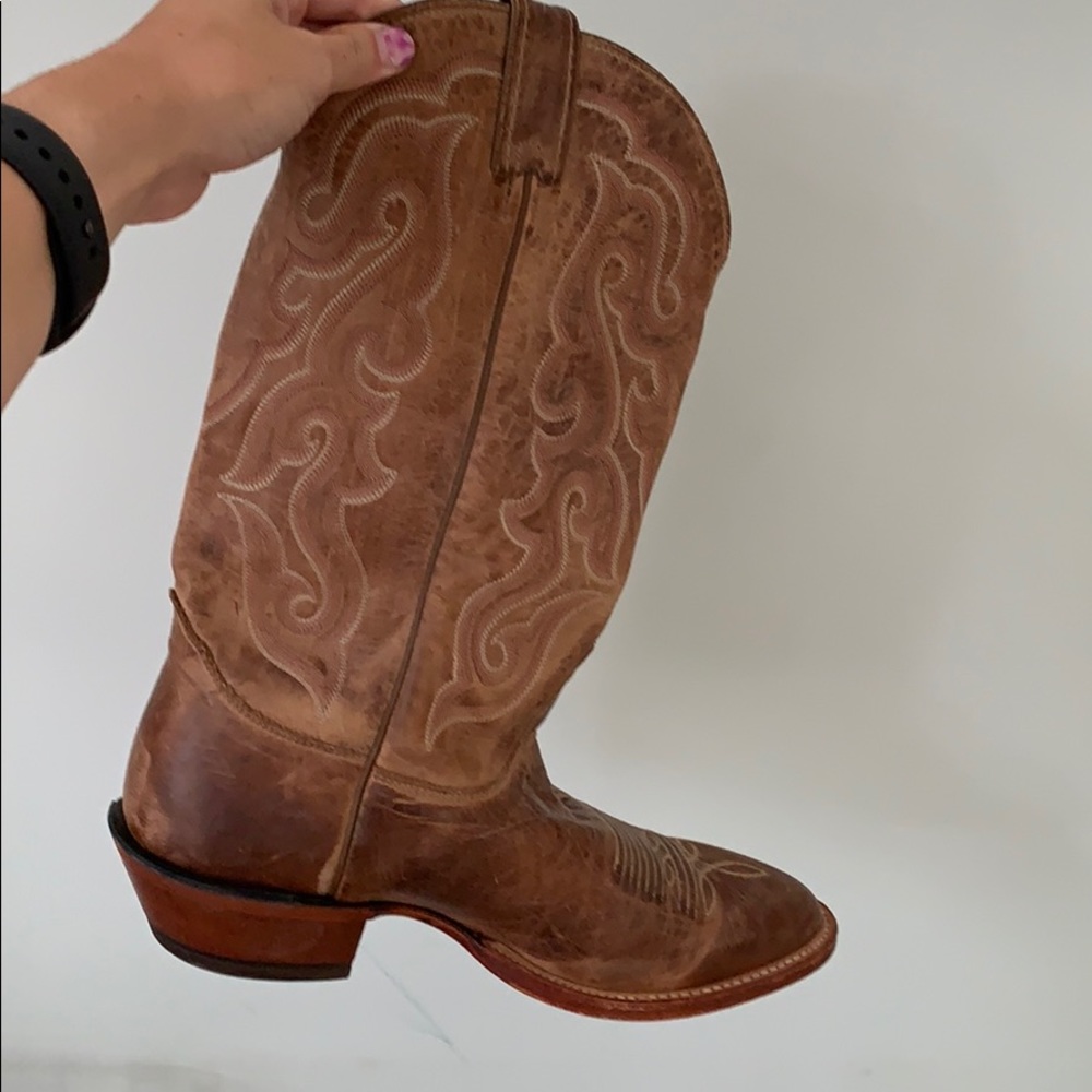 Practically NEW Leather Nocona Dallas Western Boot